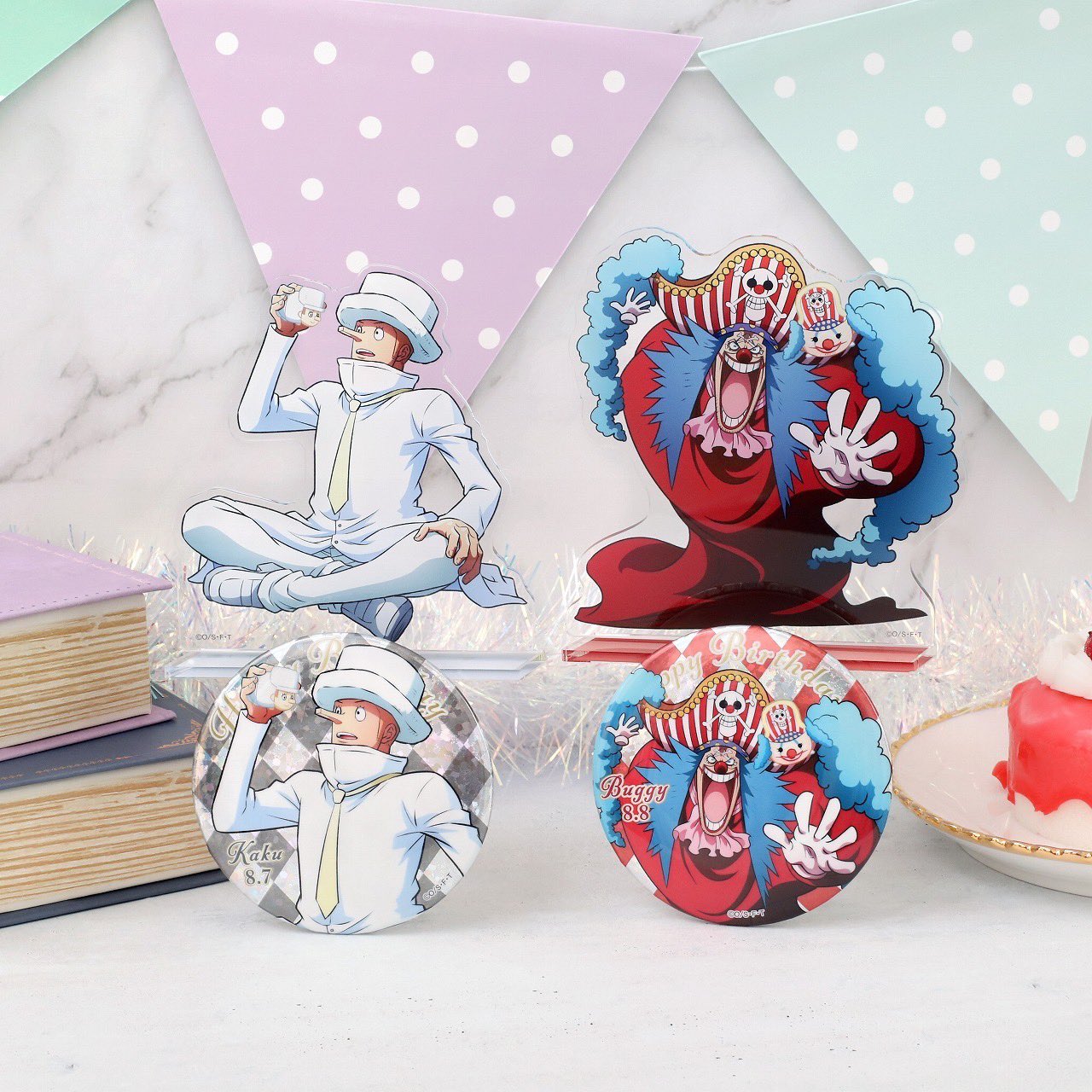 ONEPIECE キング 麦たま アルベル 缶バッジ アクスタカイドウ まとめ