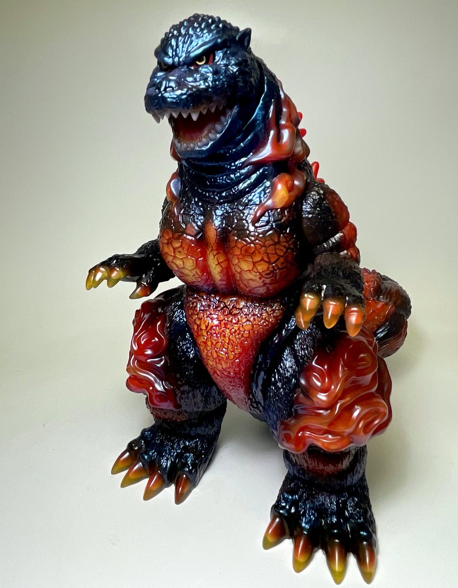 ワンフェス Frog Tree ソフビゴジラ（1995）バーニングゴジラ 激昂
