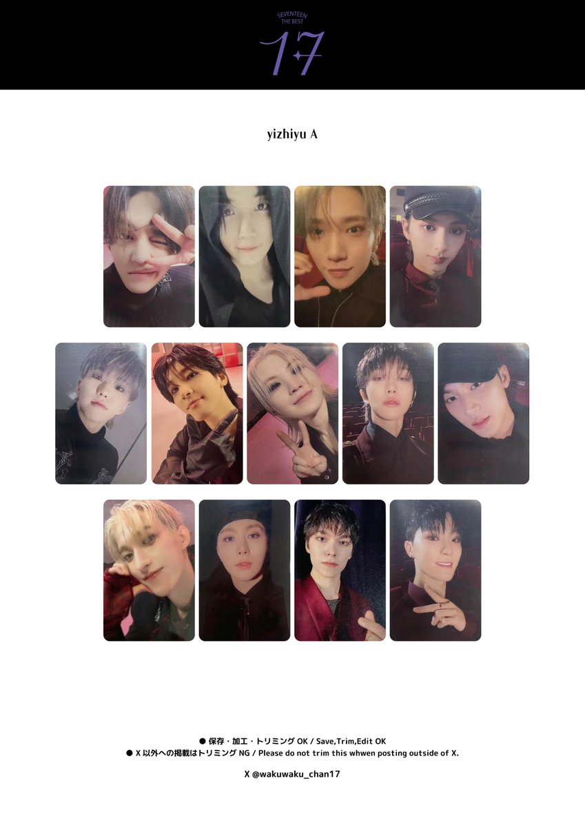 SEVENTEEN セブチ サノク トレカ AnOde Fear 독 ジョンハン SEVENTEEN