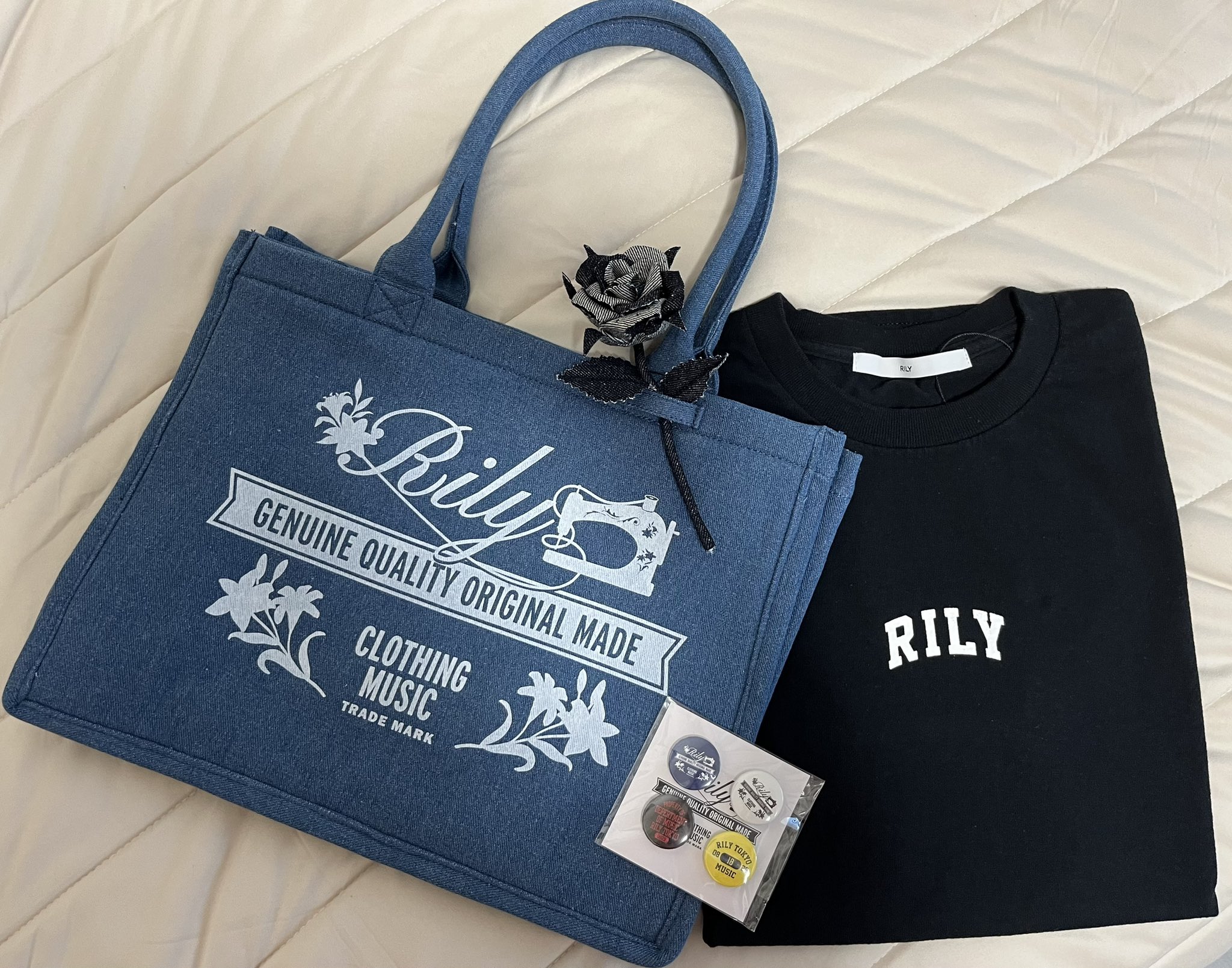 今市隆二 RILY デニムトートバッグ denim ryuji imaichi 今市隆二 RILY