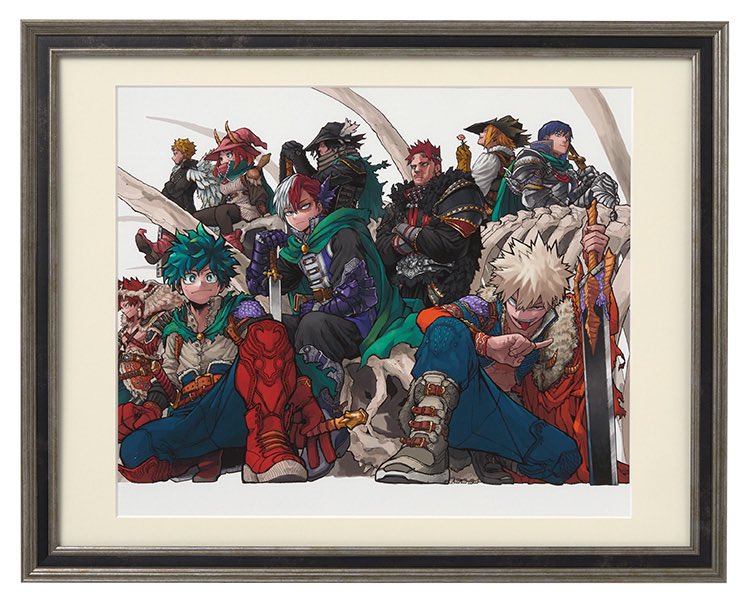 ハイキュー!!』 ジャンプフェスタ2023 額装高精細カラーアート