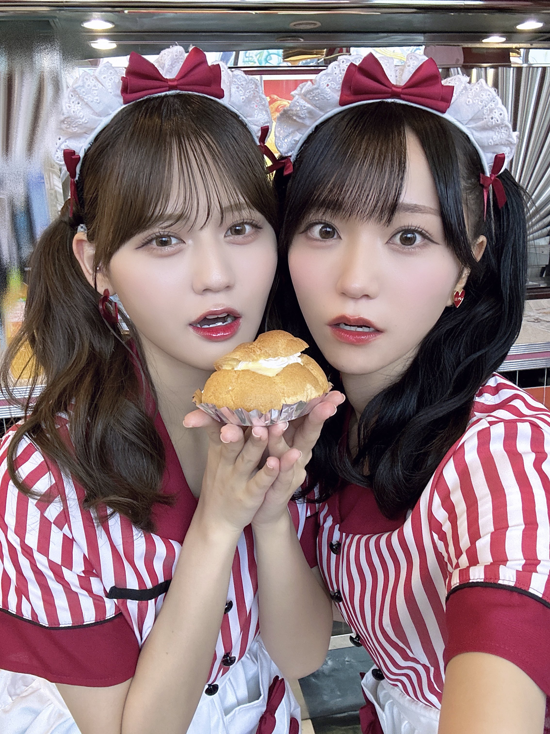野口衣織 缶バッチ ＝LOVEミニくじ IDフォトカード、4点セット LOVE
