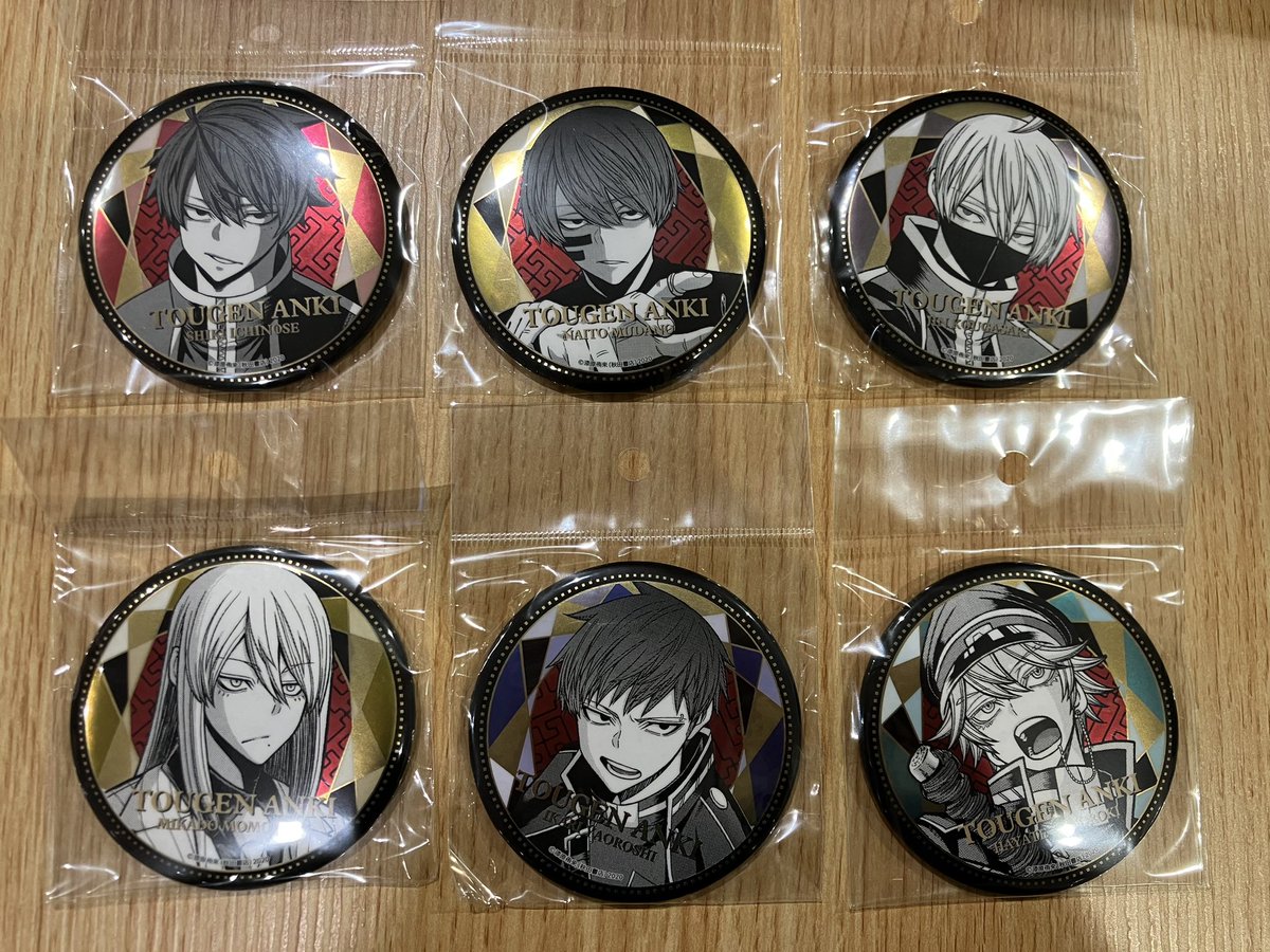 桃源暗鬼 メタル缶 新品 無陀野 24 桃源暗鬼 無陀野無人 メタリック