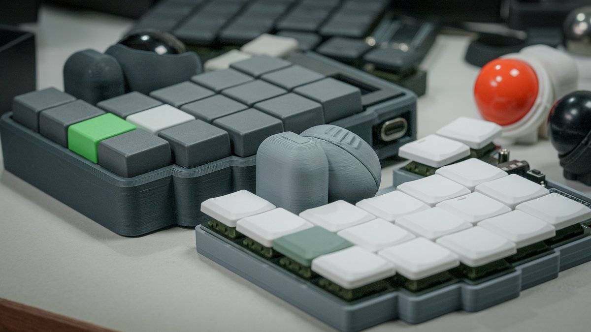 外作業（バッグに入れっぱ）用として、EDC・keyball（2台目）の育成に