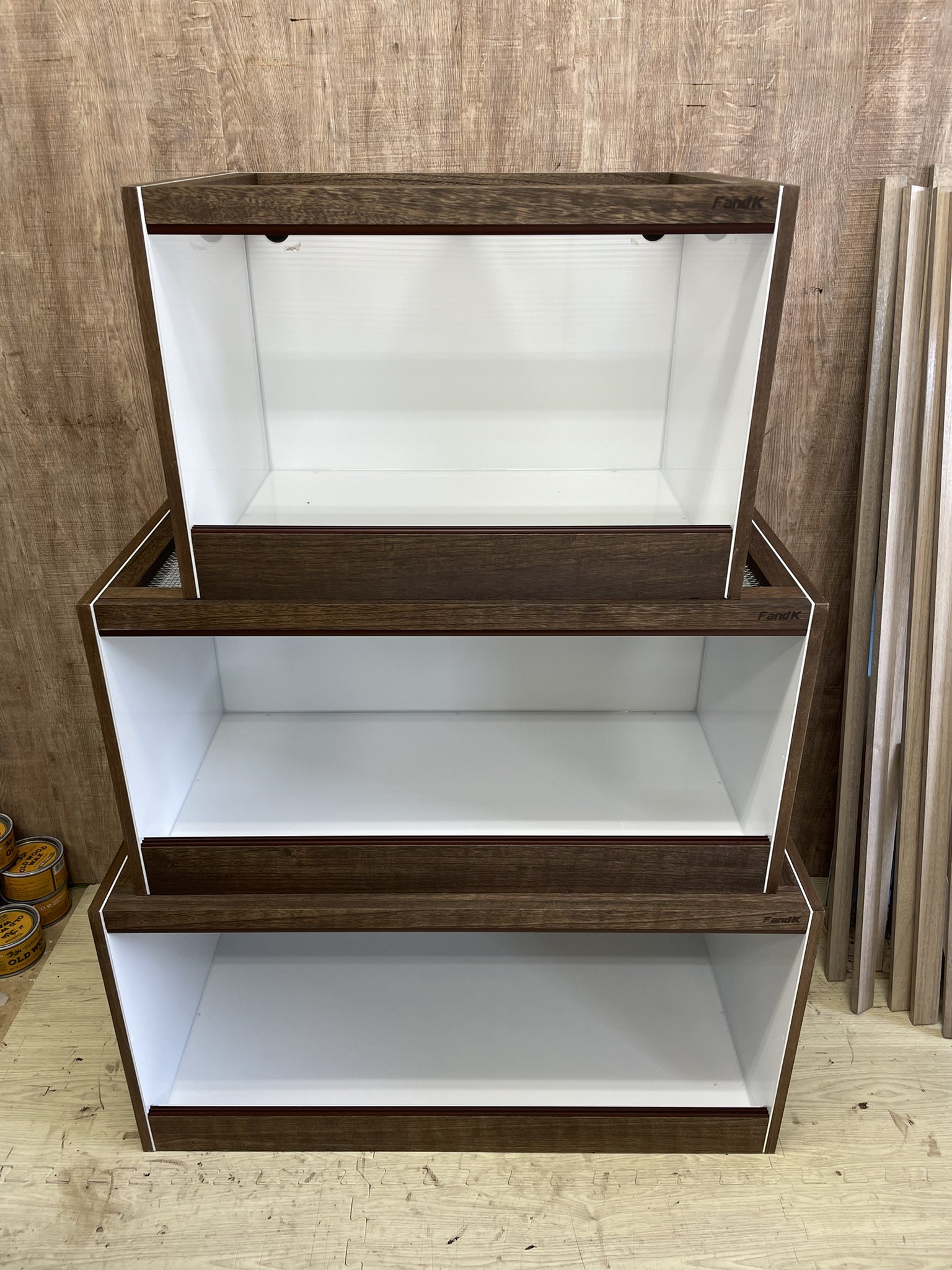 FandK爬虫類木製ケージ スタンダード防水仕様 600×400×400 FandK