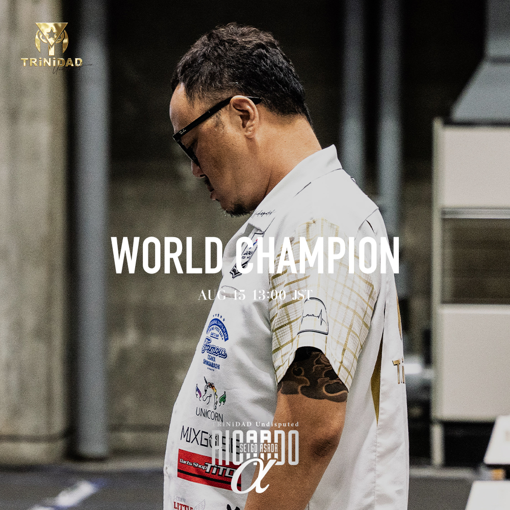 TRiNiDAD World ChampionLimited 浅田斉吾 TRiNiDAD on X