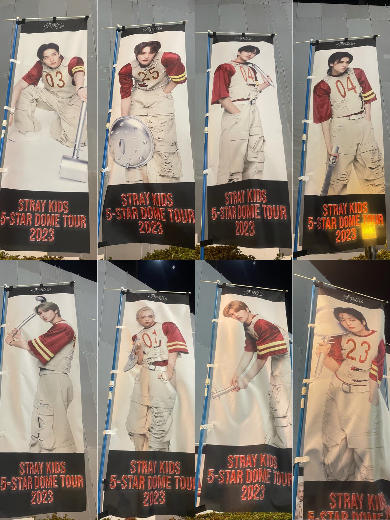 straykids ハン 直筆サイン入りフラッグ StrayKids スキズ ハン HAN