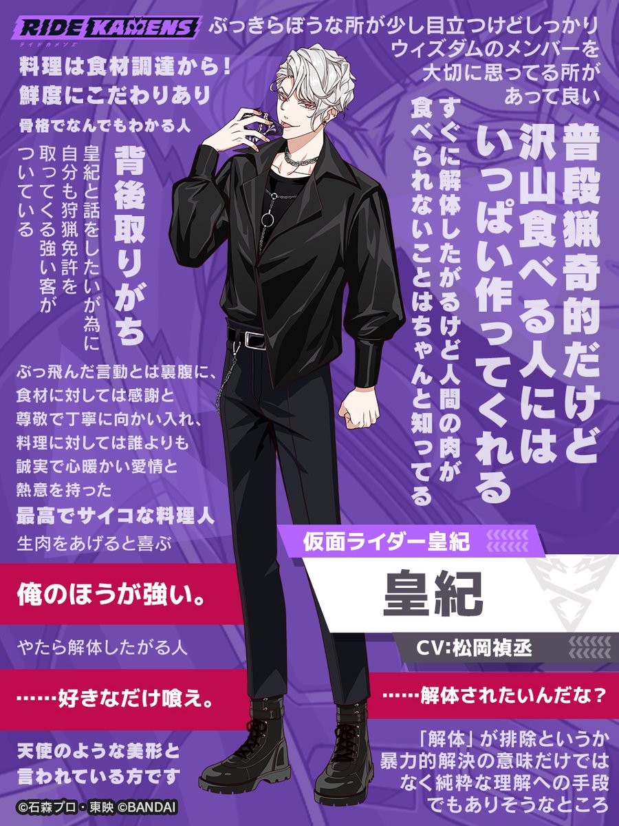 ◤キャラクター紹介バナー公開◢ #皇紀ってどんな人 をつけて投稿
