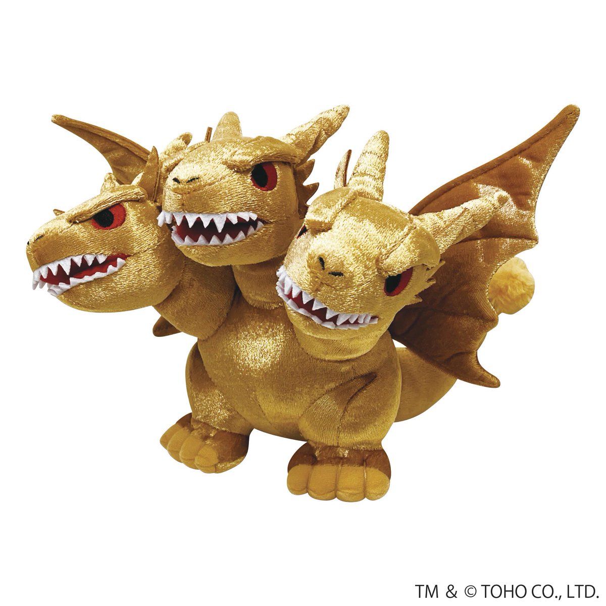東宝ゴジラ新商品！ キングギドラがお部屋に飾れるぬいぐるみ、 そして