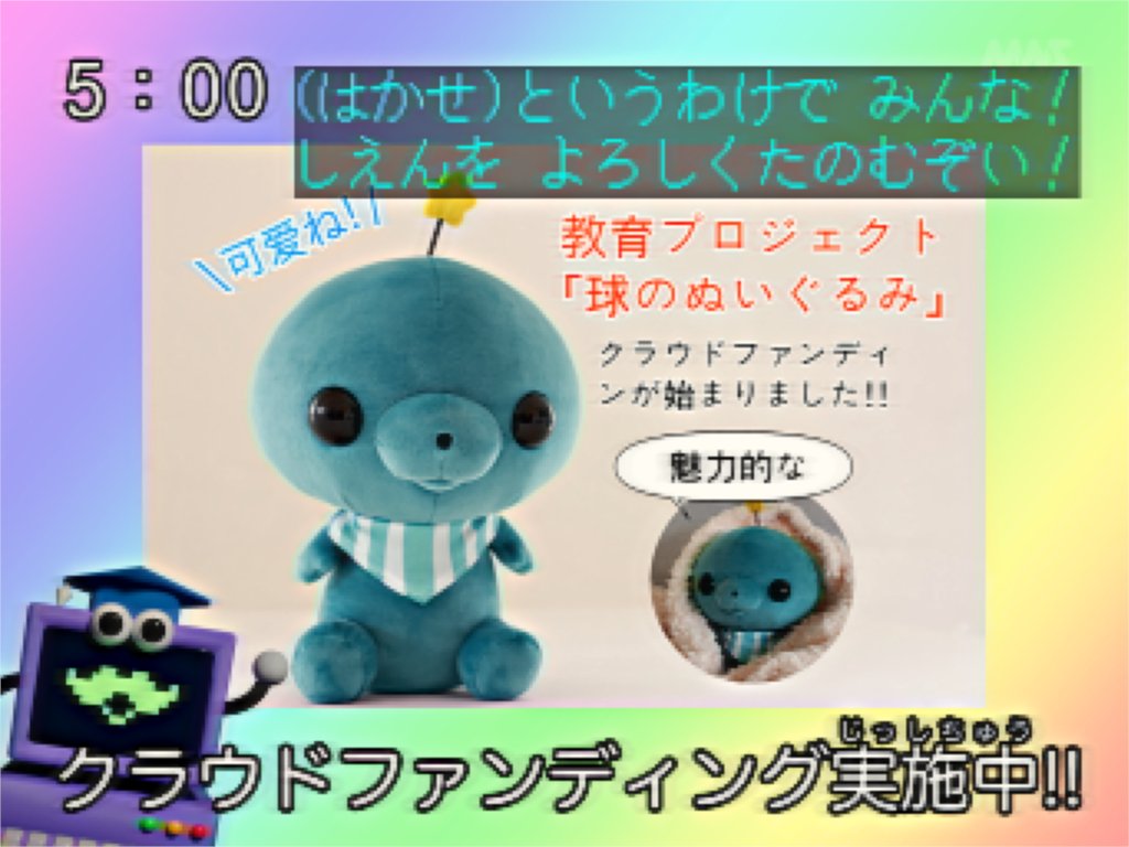 教育番組 タマ ぬいぐるみ クラウドファンディング限定返礼品 未開封