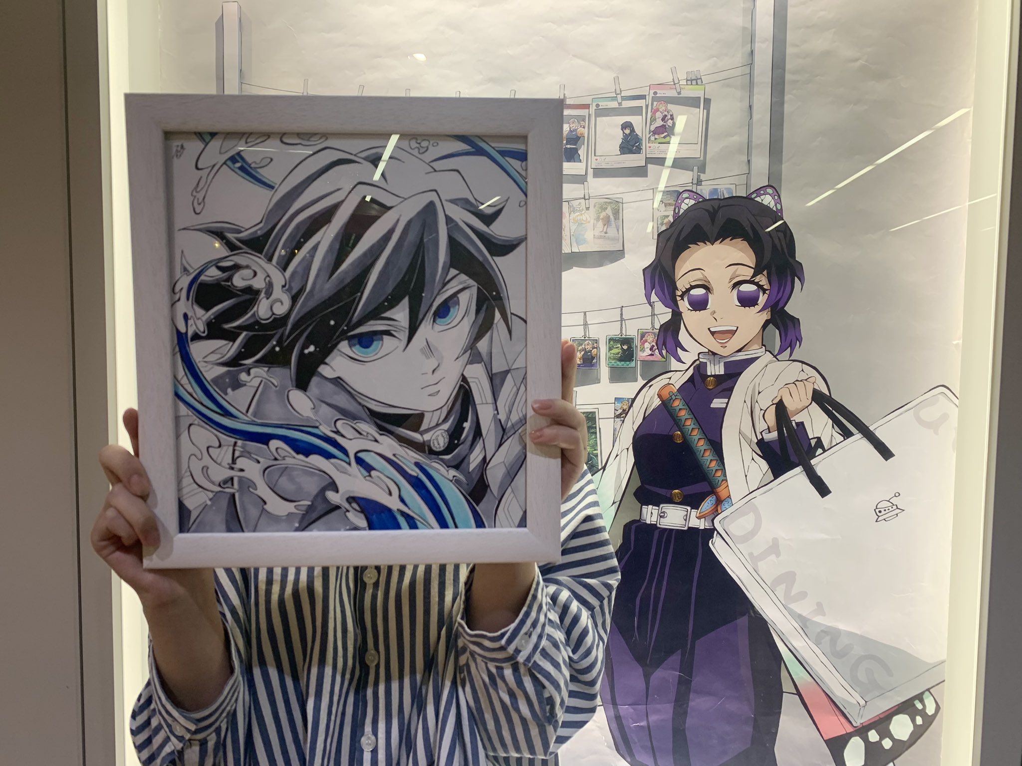 鬼滅の刃 ufotable DINING 戦支度イラスト ポスター 伊黒小芭内 鬼