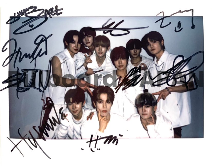 メンバー全員のサイン入り！ #xikers 直筆サイン入りポラを 1名様に