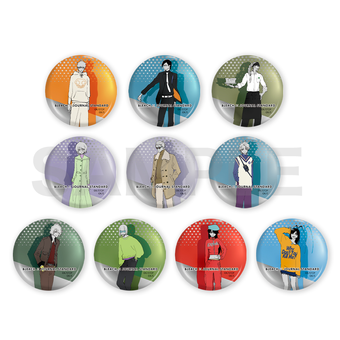 バンビエッタ ジャーナルスタンダード 缶バッジ 34個 BLEACH ☆BLEACH