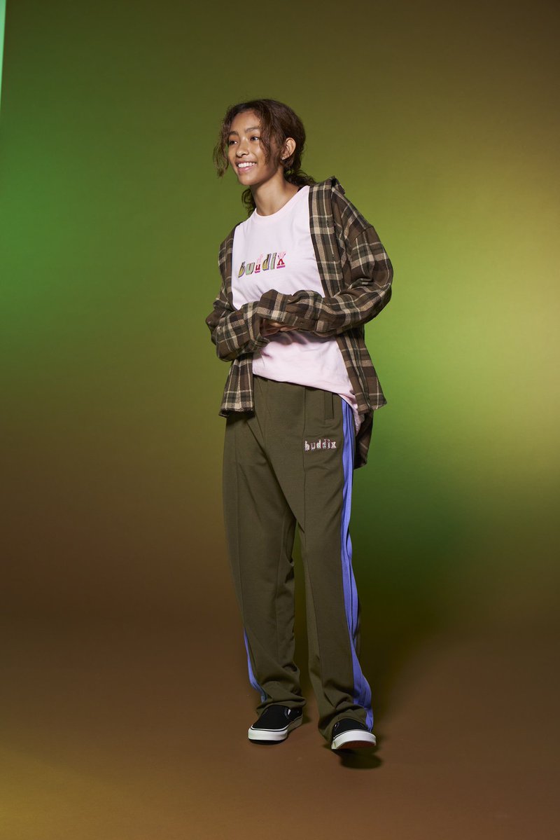 ミュージシャン buddix Side Line Logo Track Pants XL Side Line Logo