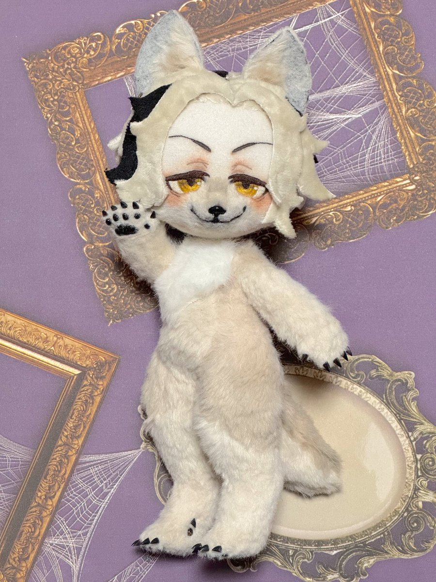 自作ぬいぐるみ・オオカミの男の子