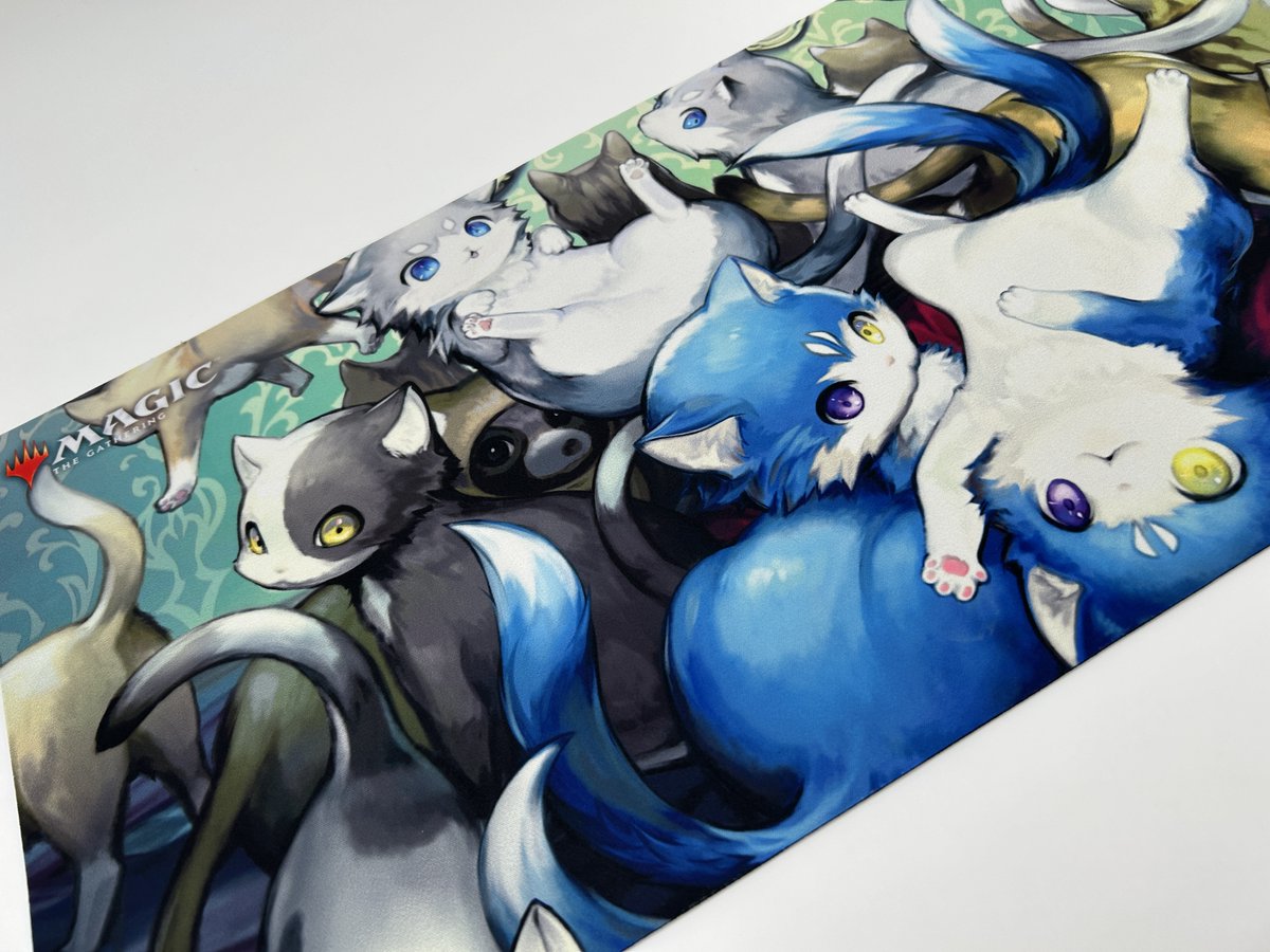 マジック大戦祭 嵐の目、ウギン プレイマット 箔押し MTG マジック大戦