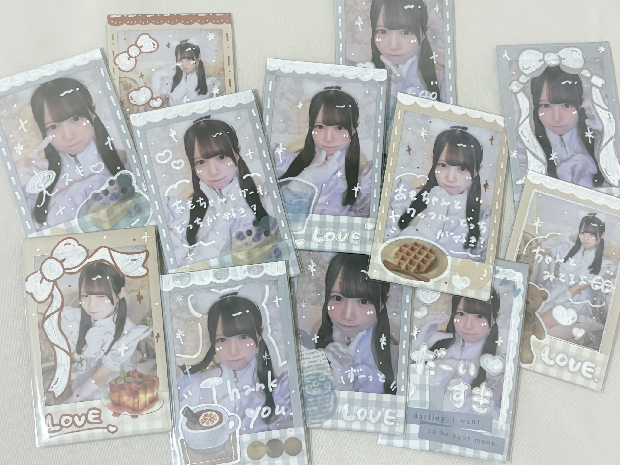 天羽しおり メイド服 チェキ （バラ売り可能） あもしおり iLife アイ