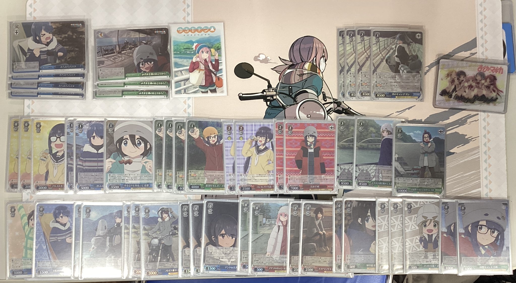 ヴァイスシュヴァルツ ゆるキャン△ デッキ＋パーツまとめ売り 大量