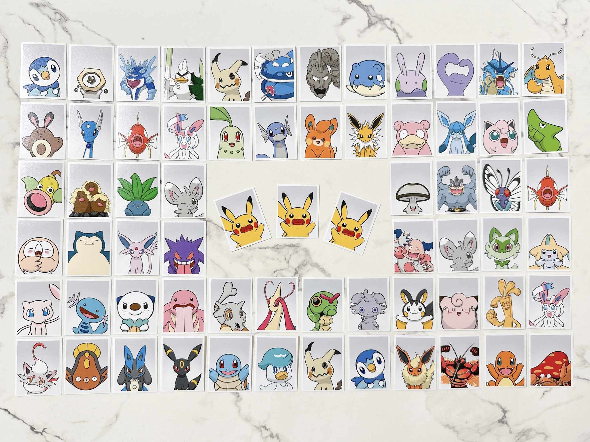 韓国 ポケモンタウン 証明写真 全種類 100枚 コンプリート 韓国