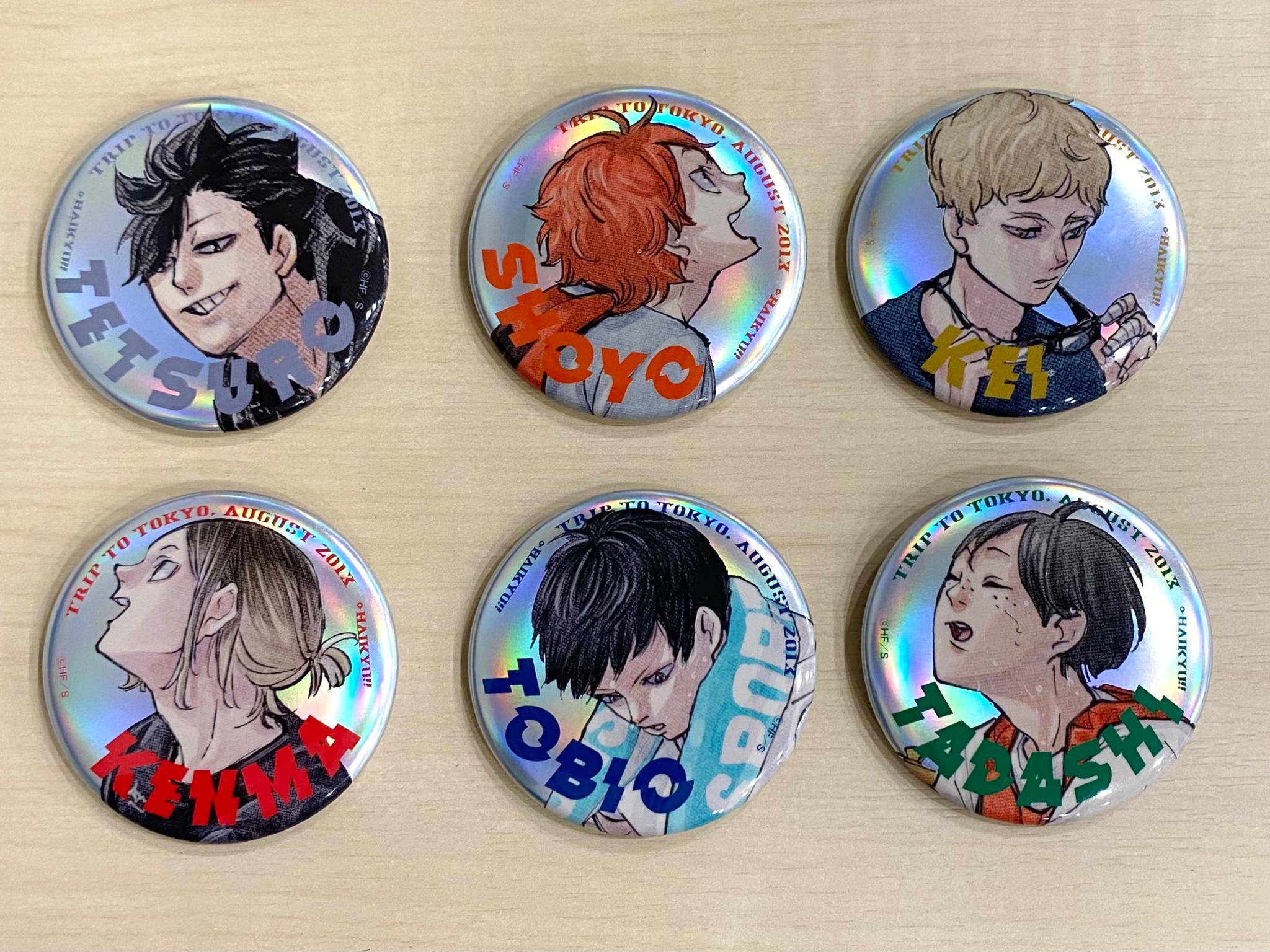 ハイキュー 日向翔陽 缶バッジ 平成28年度排球部合同練習会 ハイキュー