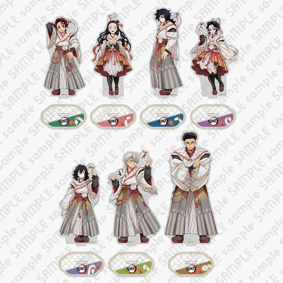 鬼滅の刃 巳年 アクリルスタンド コースター ポストカード アクスタ