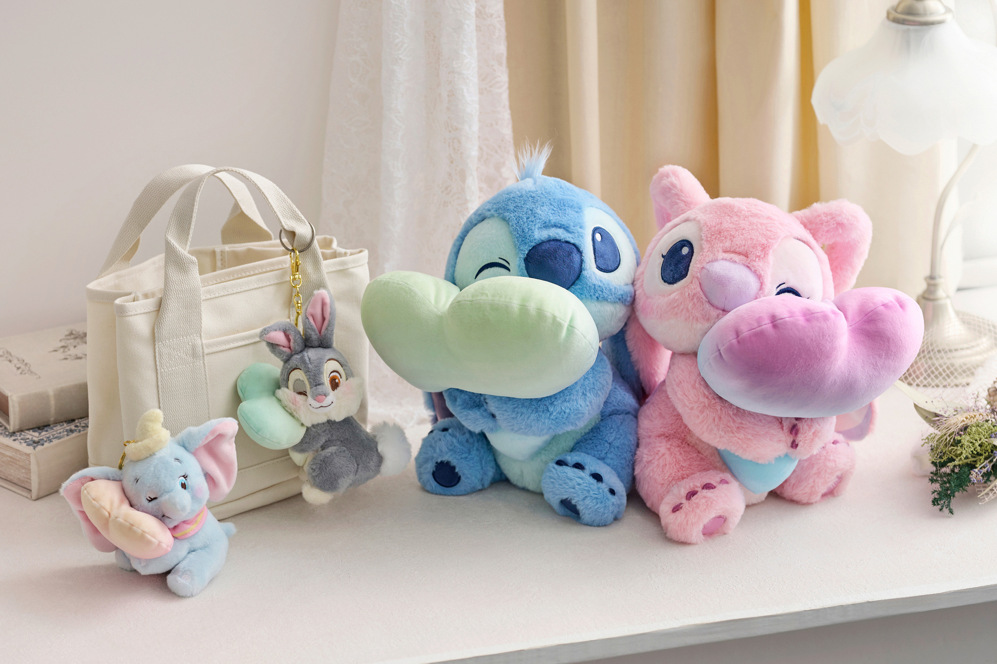 スティッチ ハート ぬいぐるみ にこにこはーちょ ディズニー