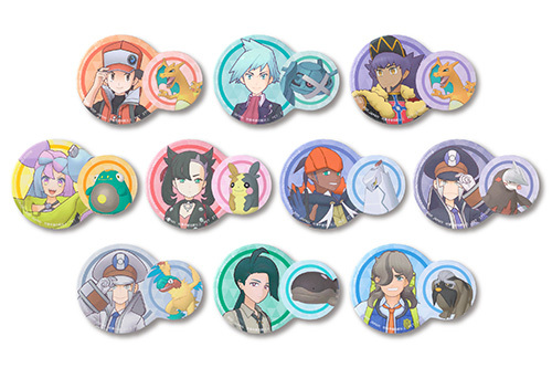 ポケモンマスターズEX ポケマス スグリ まねきねこ 長方形 缶バッジ