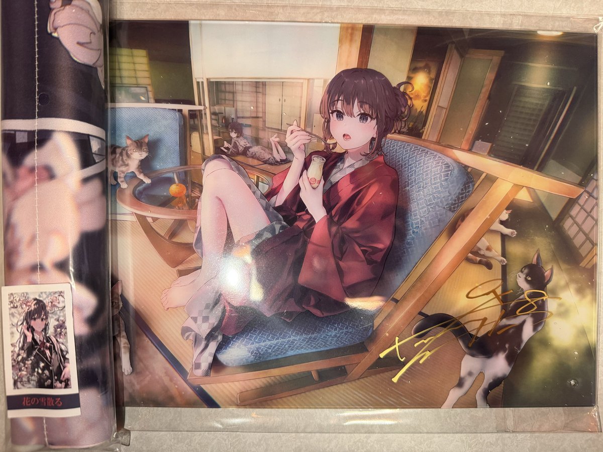 C107 vividcolor ぽんかん⑧ 直筆サイン入りアクリルボード A C107