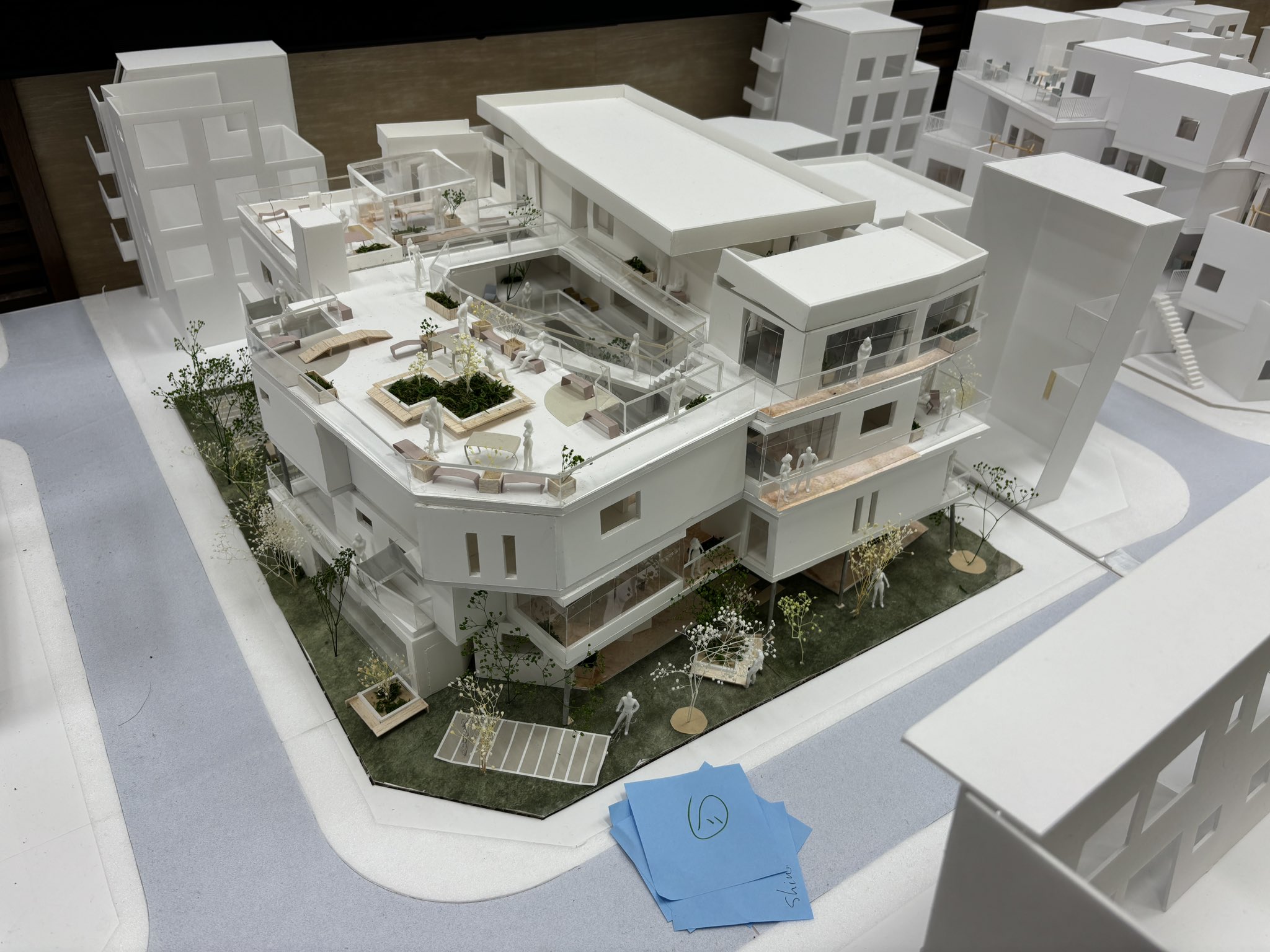 建築模型 集合住宅 1/100 建築模型 集合住宅 1/100 1/100 住宅模型
