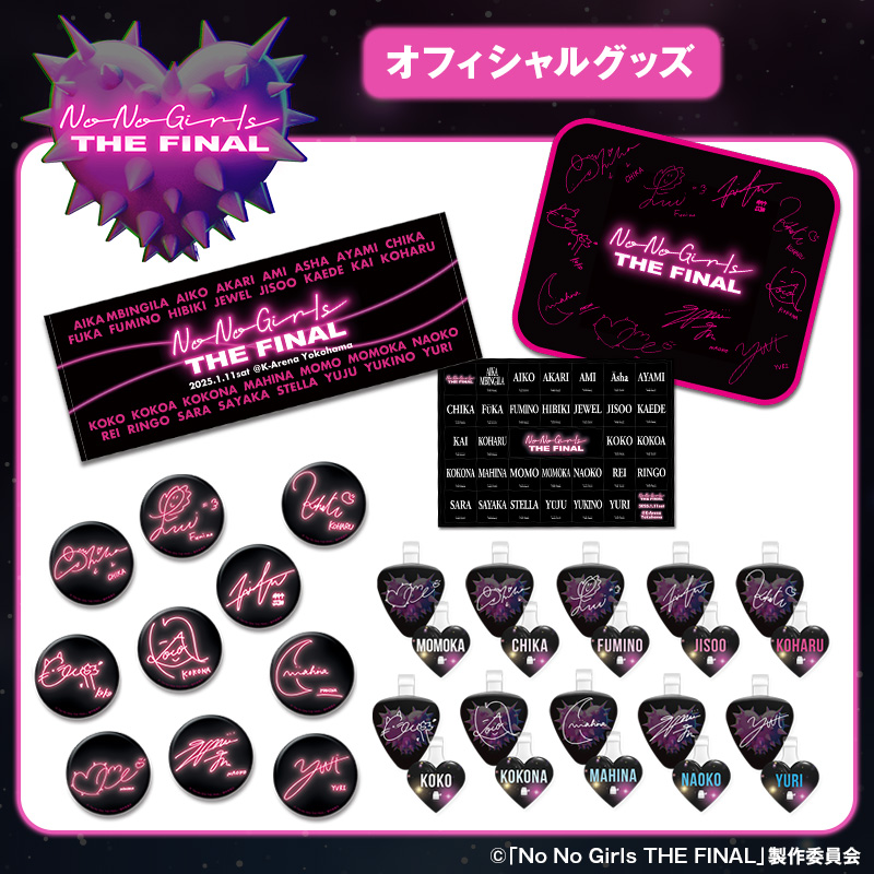 No No Girls THE FINAL」 イベントグッズの通販決定✨ 📌候補者30人の