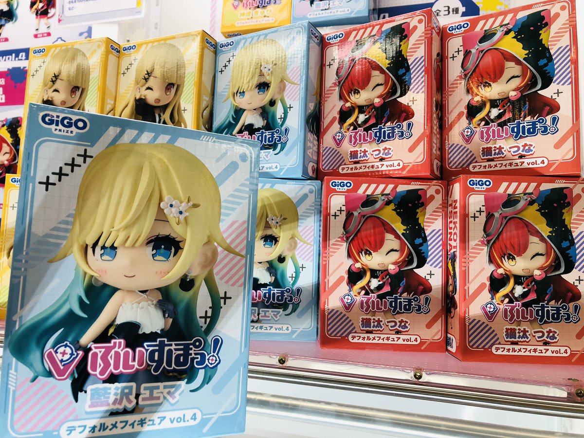 GiGO デフォルメフィギュア 猫汰つな 3個セット GIGO限定 ぶいすぽっ！