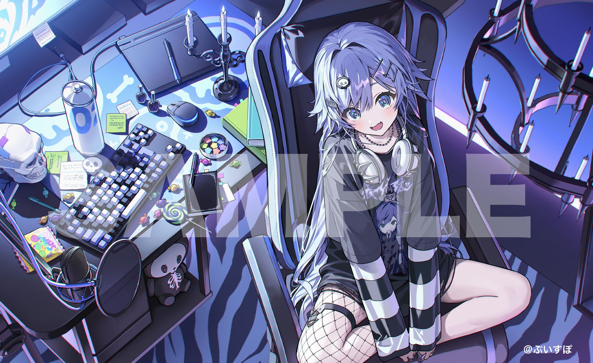 ぶいすぽっ！ ガラスマウスパッド 夜乃くろむVSPO! GEAR 新品未開封