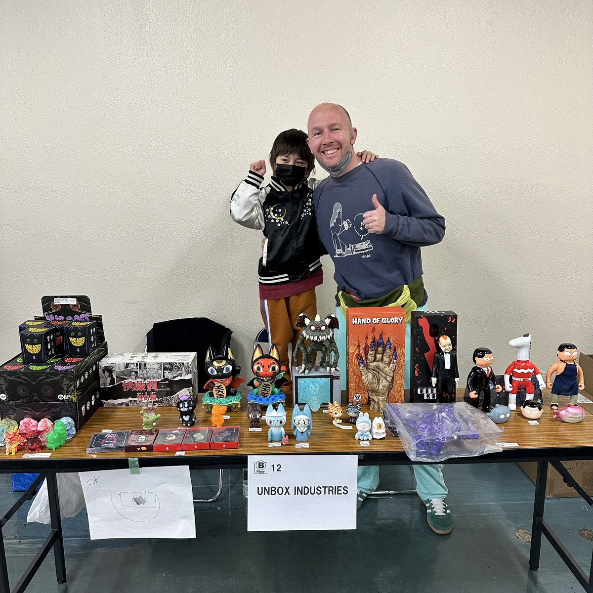 ワンフェス unbox ロックバンドBoris ソフビ ワンフェス unbox ロック