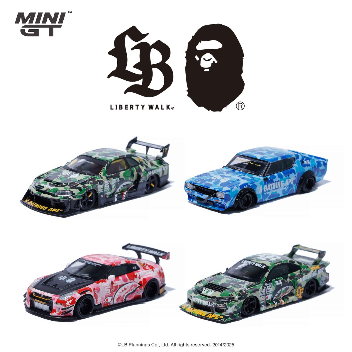 A BATHING APE x LIBERTY WALK 6台セット