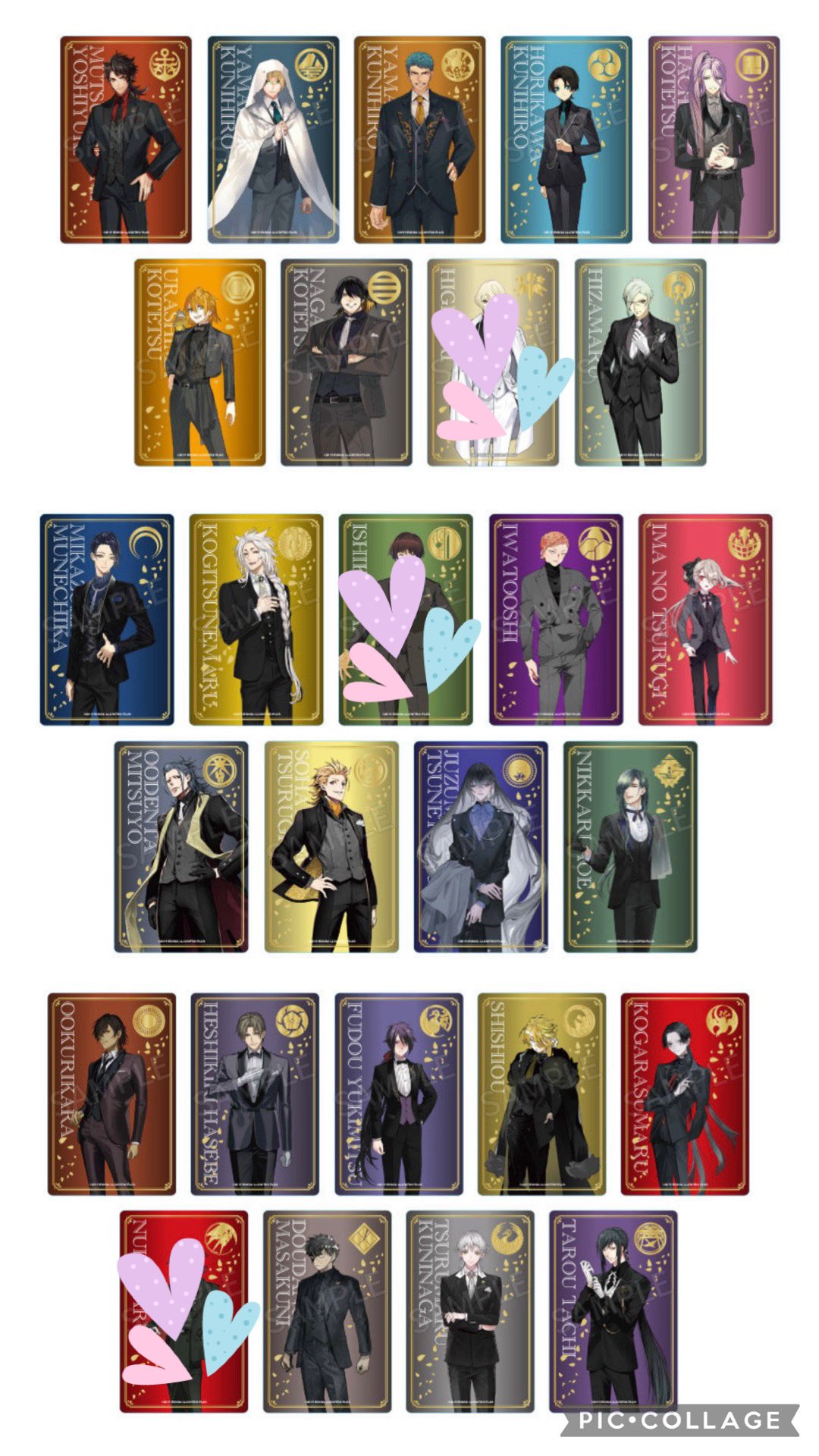 刀剣乱舞 大本丸博 2025 祝装箔押しクリアカード