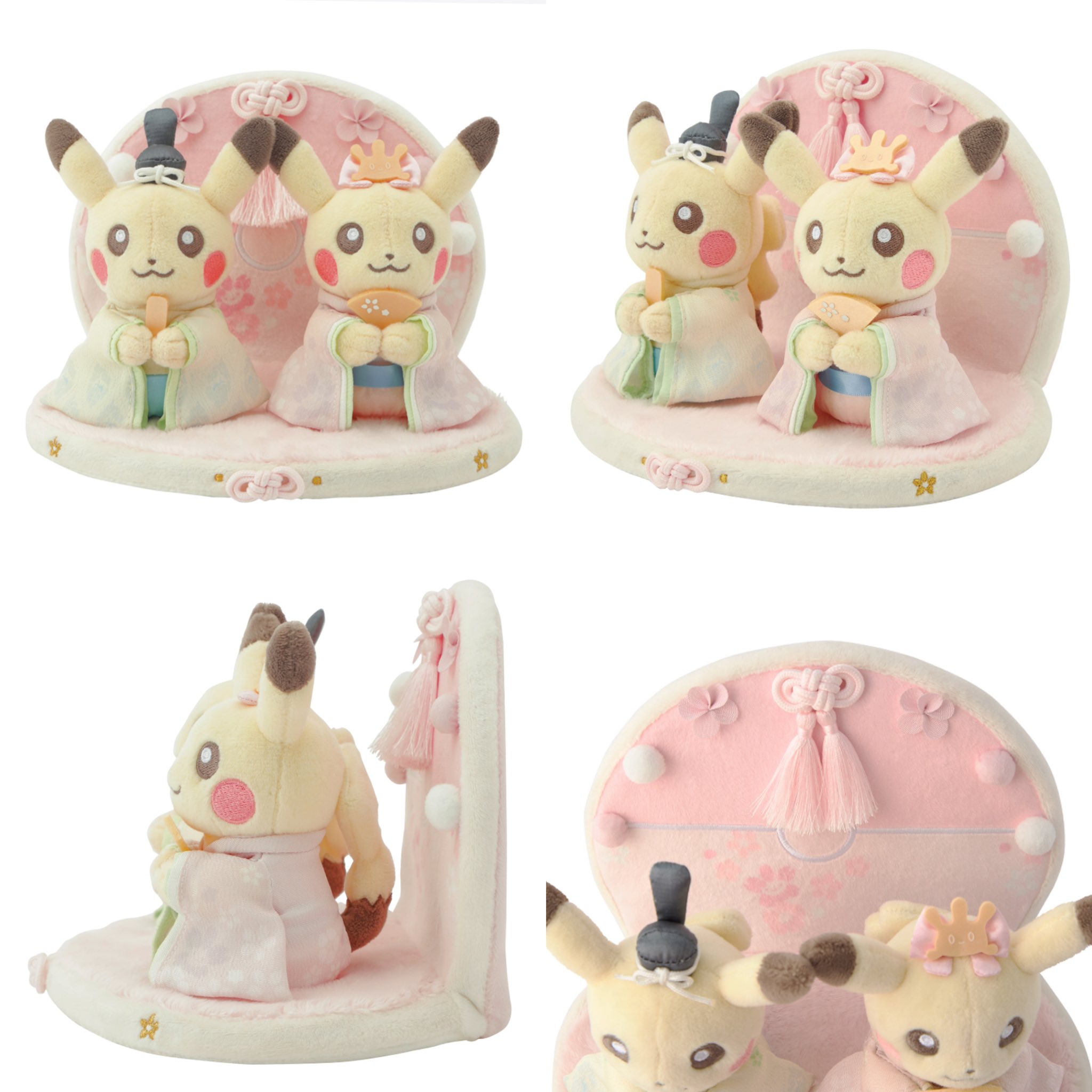 マンスリーペア ピカチュウ3月 雛人形 ひな祭り ひなまつり ぬいぐるみ