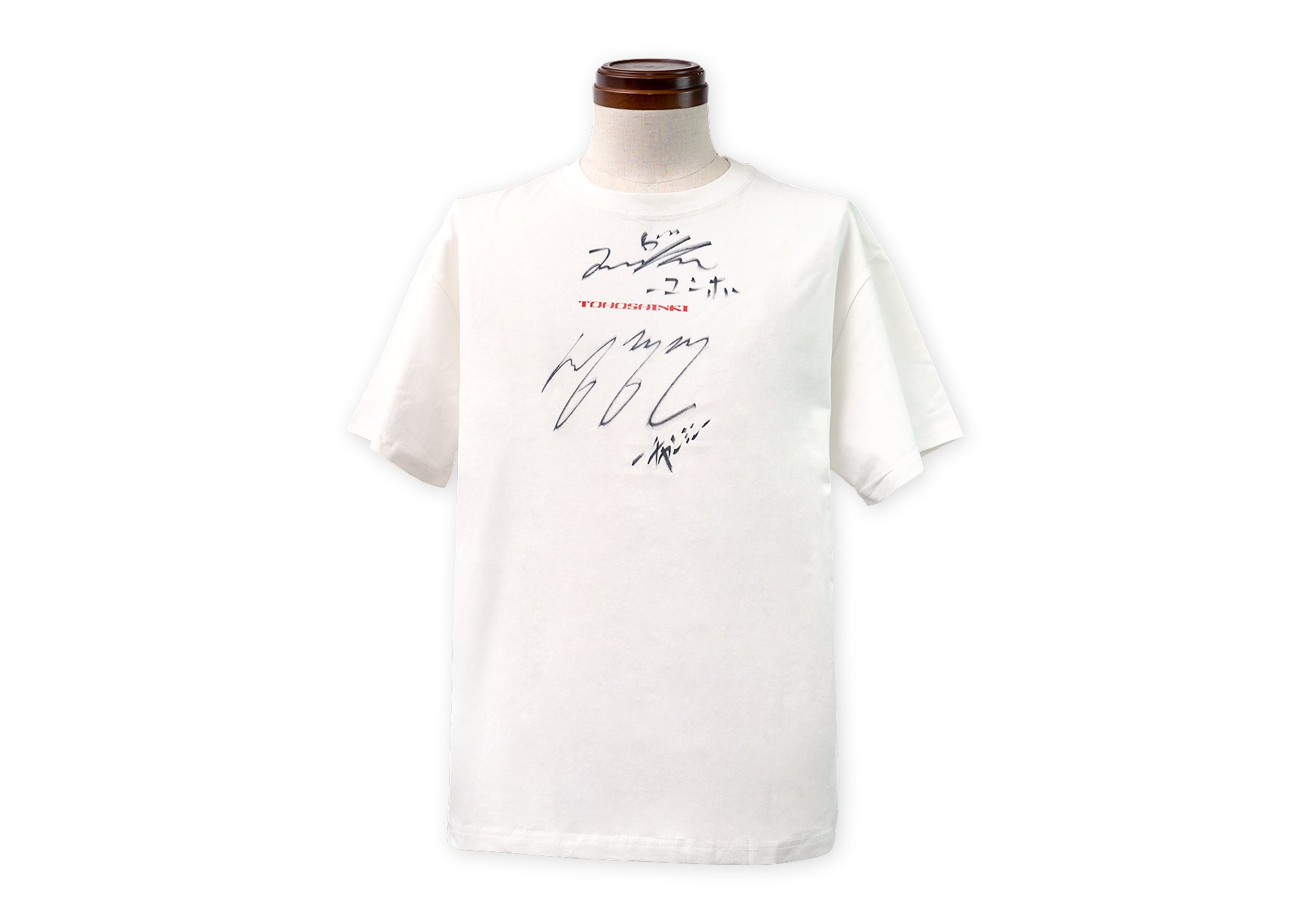 東方神起 サイン 直筆 Tシャツ SMTOWN 東方神起サイン直筆TシャツSMTOWN