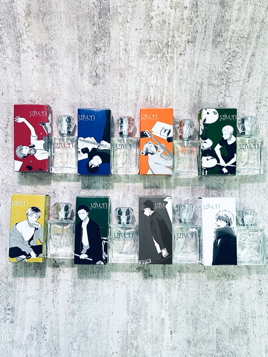 全種類紹介🎉 【#ギヴン】より【香水】をご紹介🤗 #佐藤真冬 #上ノ山