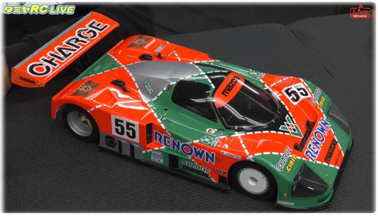 タミヤ 1/10 MAZDA787b 25年3月再販品 タミヤ 1/10 MAZDA787b 25年3月