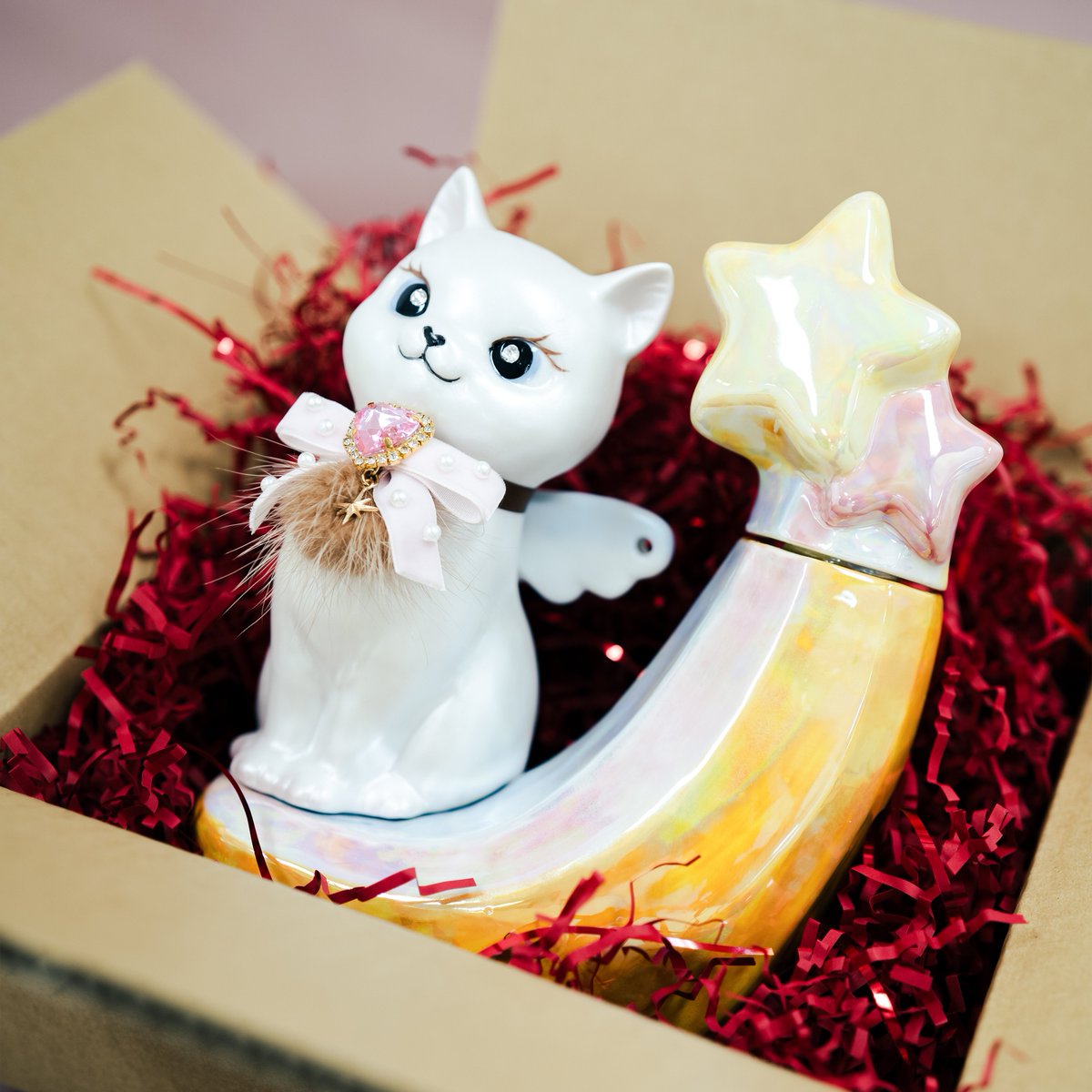 トゥインクルキャッツデキャンタスター＆ムーン箱付き未開封 陶器ベティ