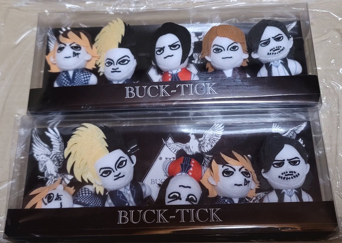 BUCK-TICK マスコットバッジ 5体セット 未開封