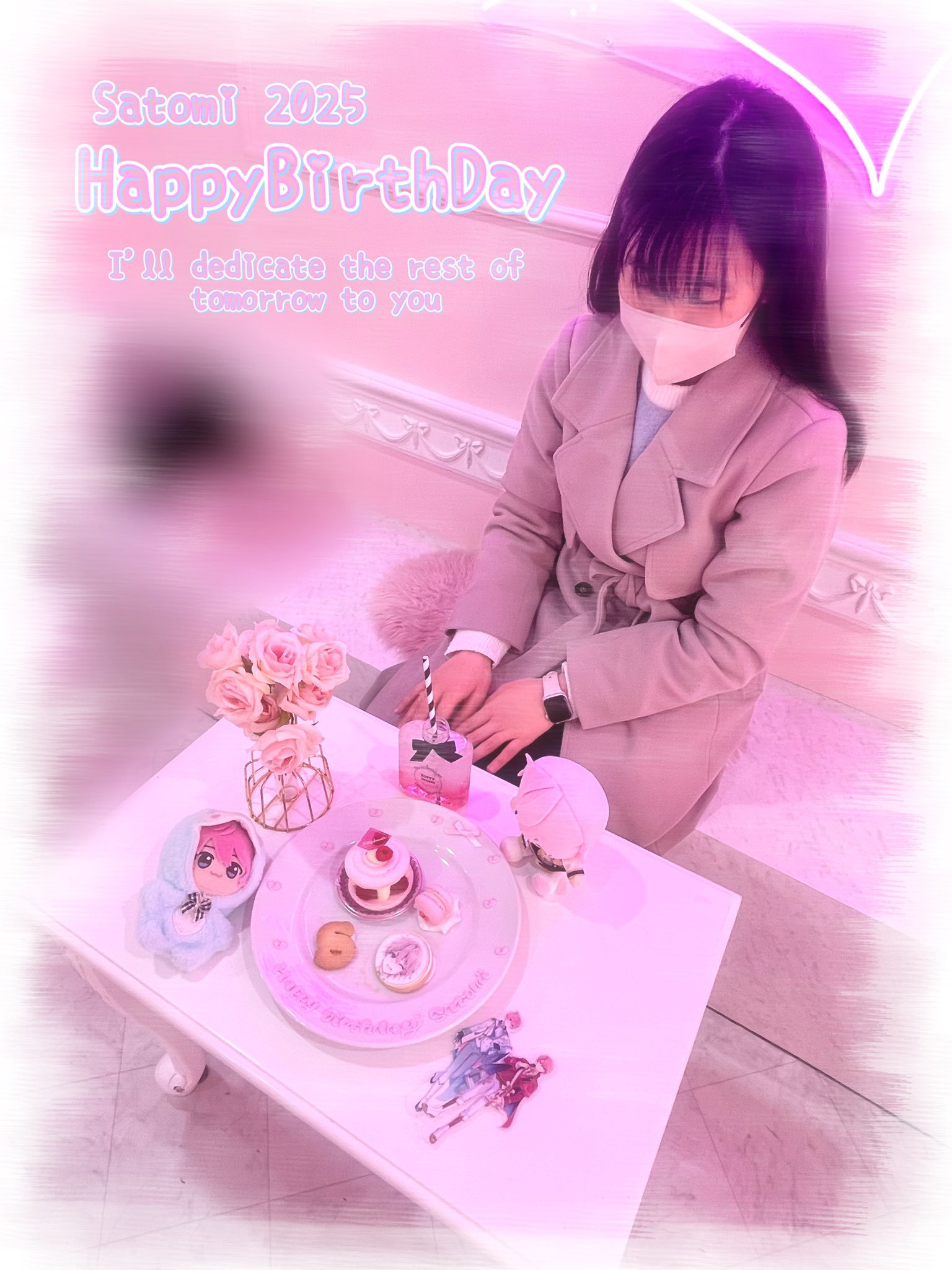 さとみくん ポラ風ブロマイド 花束 さとみくん ポラ風ブロマイド 花束