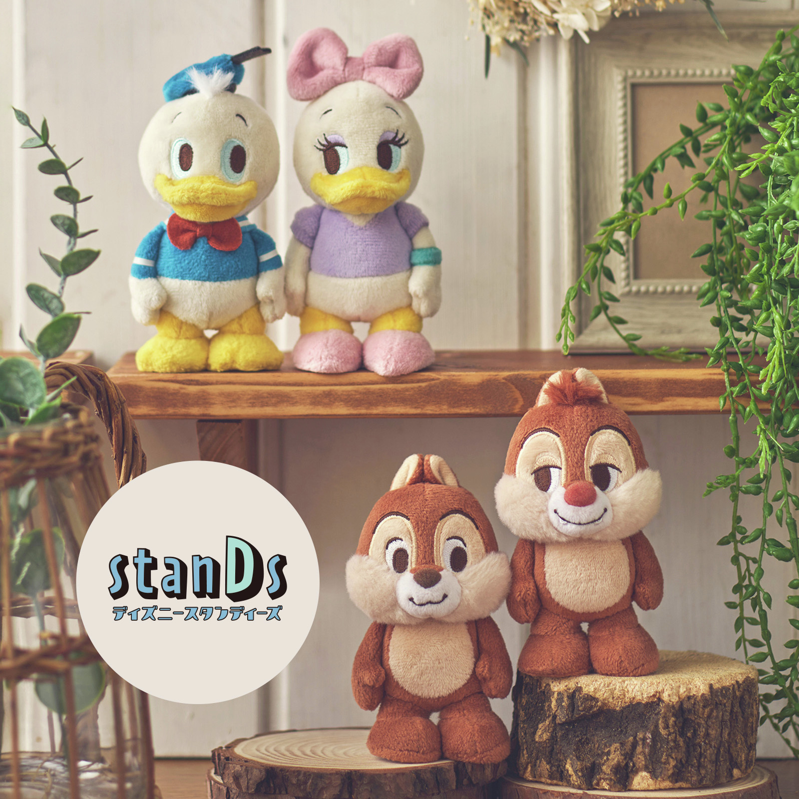 ディズニーストア スタンディーズ チップとデール Disney stanDs
