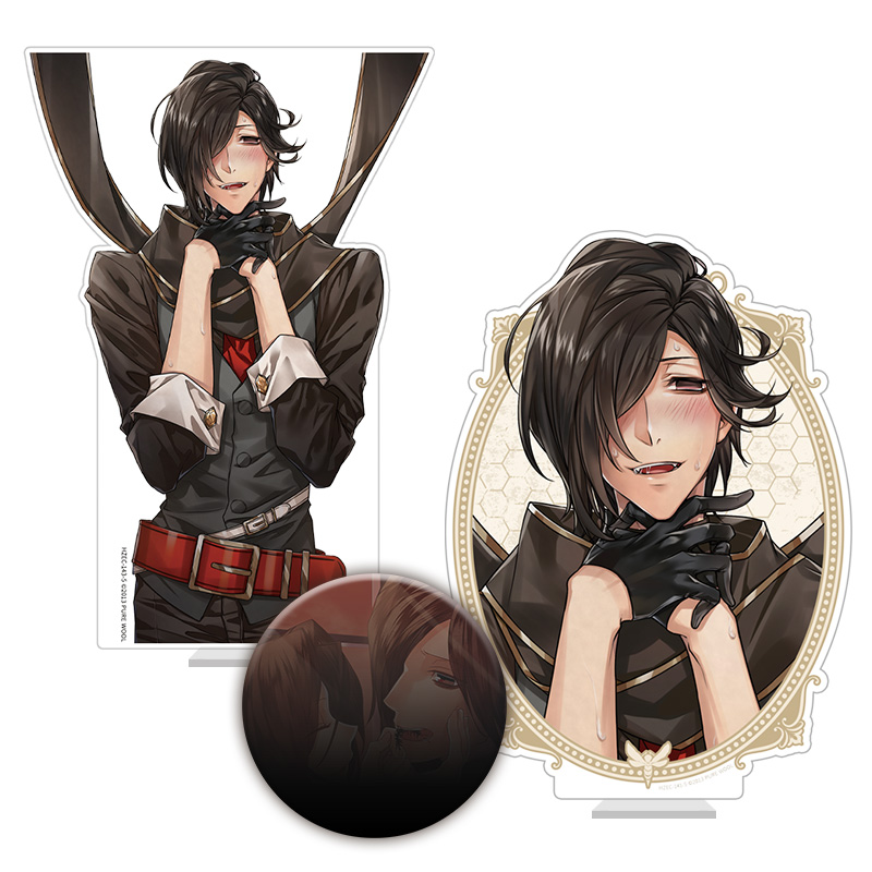 🐝新商品紹介🐝 #女王蜂の王房 描き下ろしイラストを使用したアクスタ2