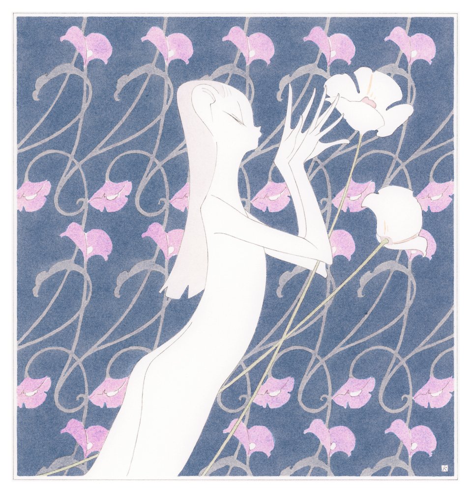 結実 中国語簡体字限定イラスト 美品 中国にて森雨漫より出版