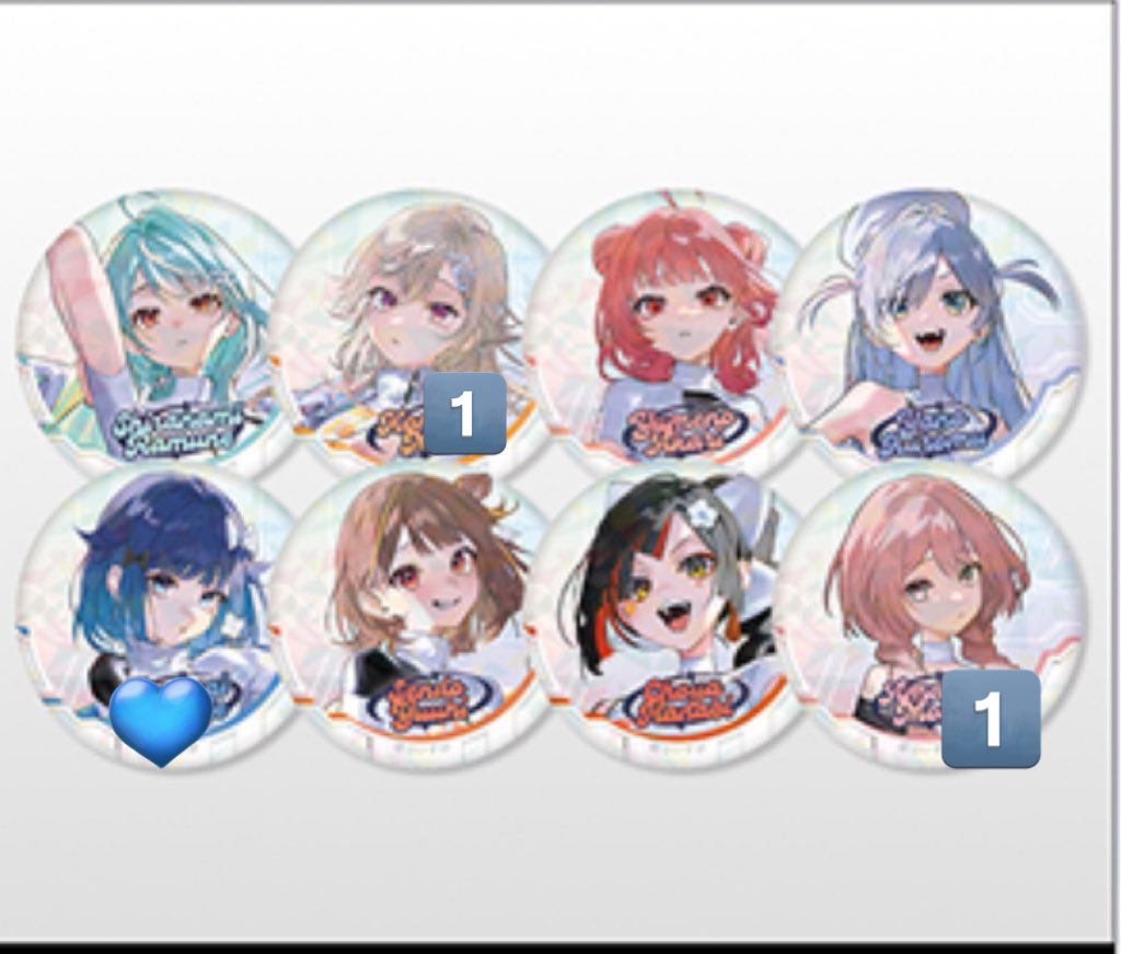 ぶいすぽっ！ SHOWDOWN 紡木こかげ 缶バッジ 14個