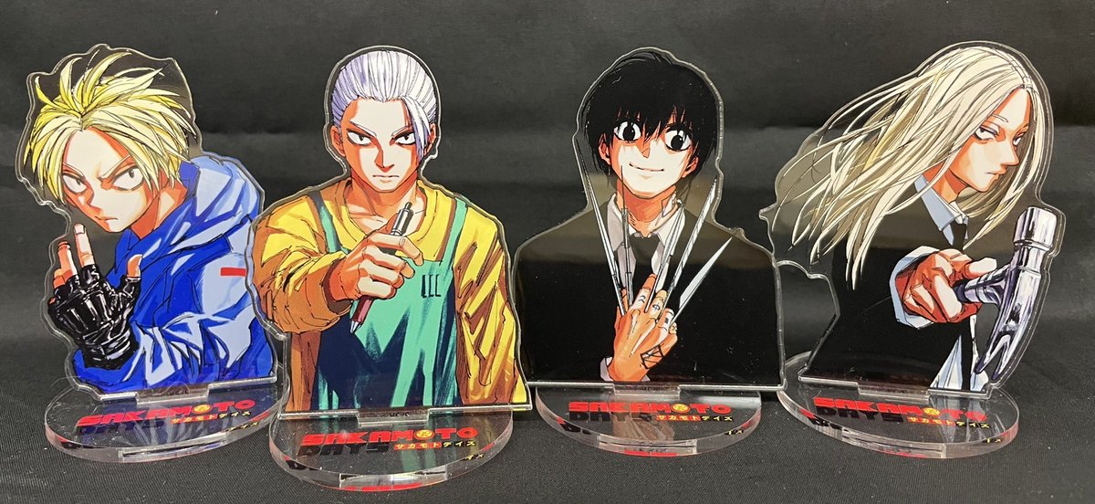 サカモトデイズ 当選品 ゼブラック アクキーセット 神々廻 大佛 豹