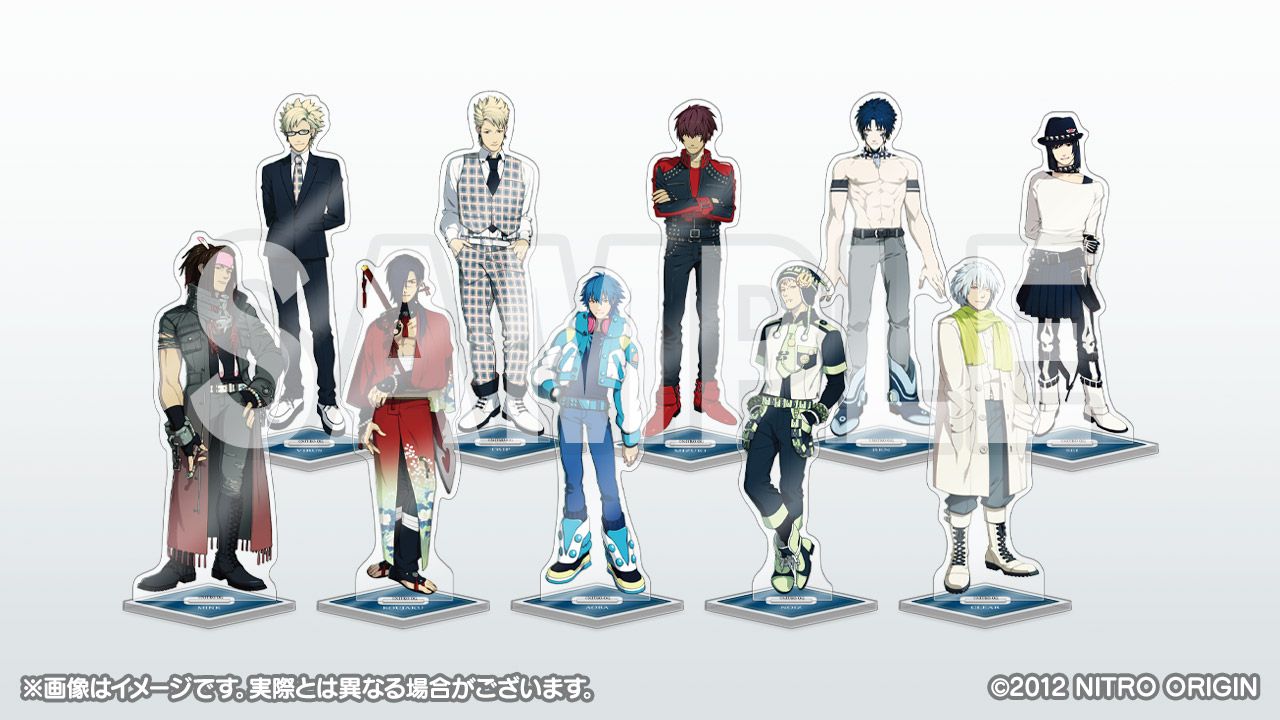 DRAMAtical Murder【蒼葉 紅雀 ノイズ ミンク クリア】缶バッジ ドラマ