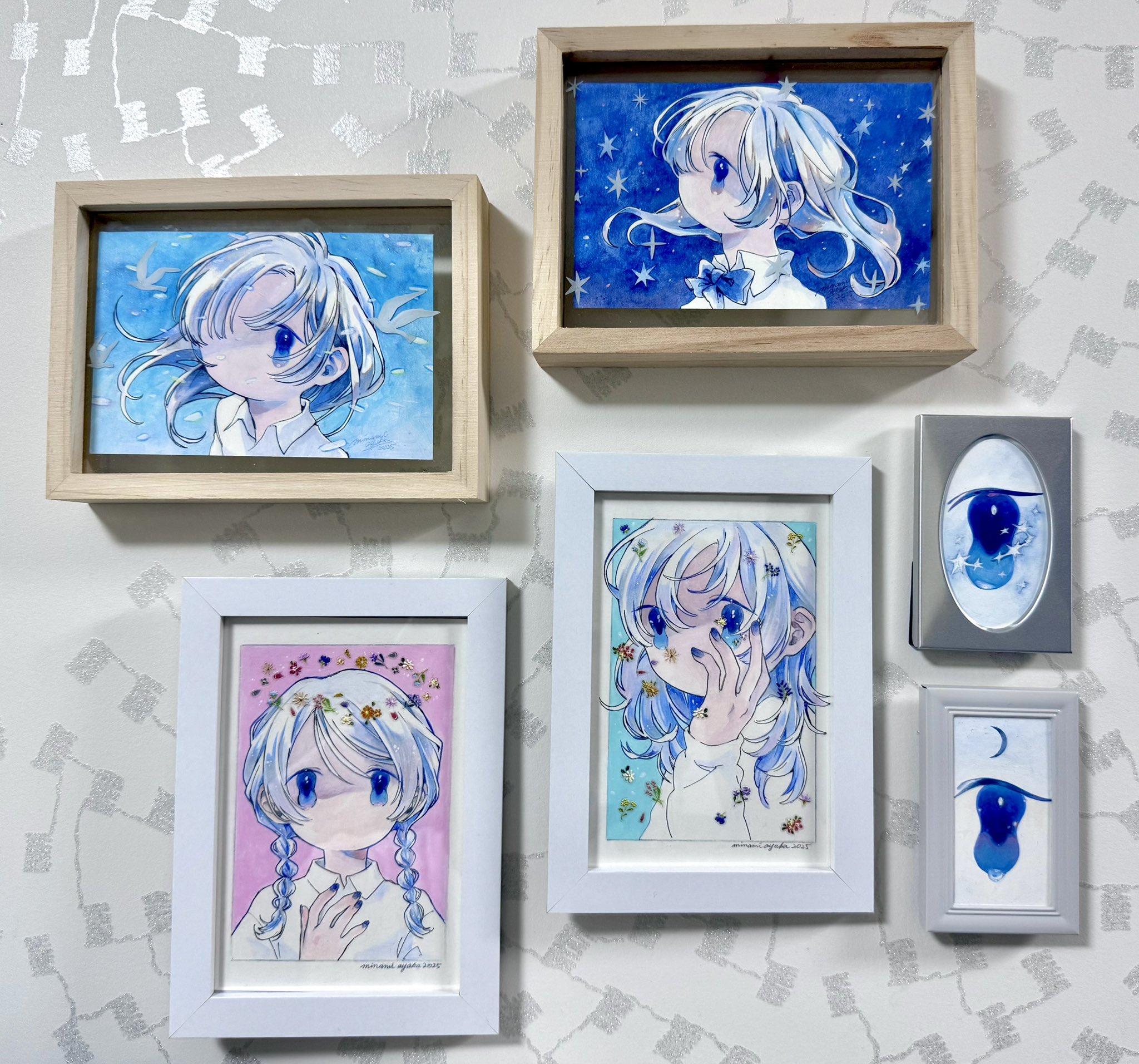 南あやかアクリルキャンバス作品