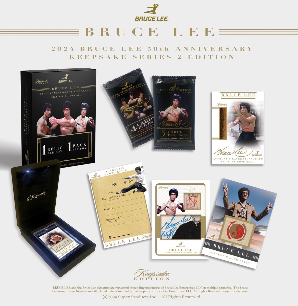 ブルース・リー Bruce Lee 99枚限定 KEEPSAKE カード 宝石 ブルース